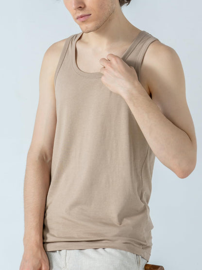 DAMENSCH Neo-Cotton Round Neck Vest for Man, Anti-Bacterial, Shape Retaining Vest, 100% Cotton Banyan for Men, Buttery Soft Inner Baniyan