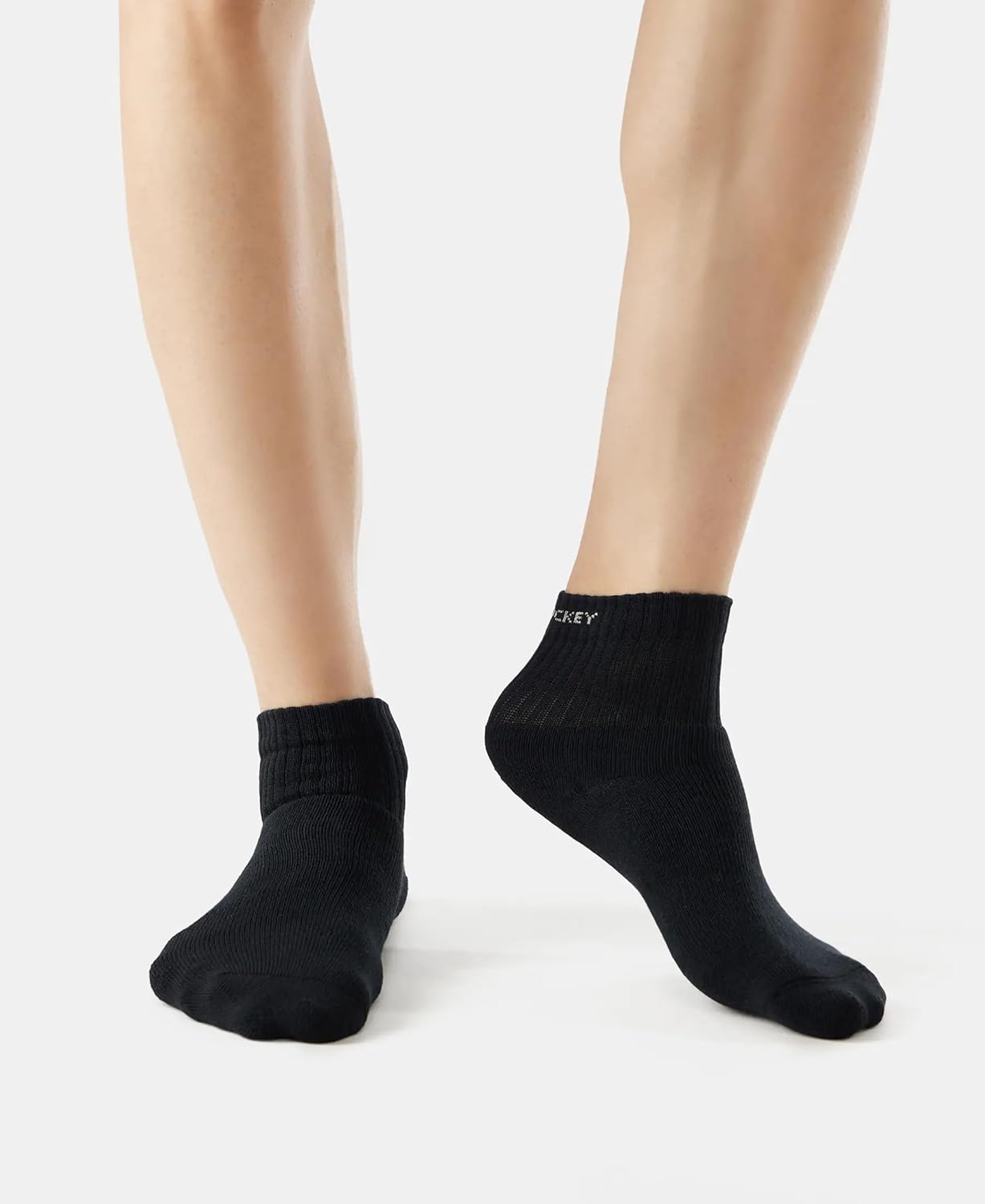Jockey 7036 Men's Compact Cotton Terry Ankle Length Socks With Stay Fresh Treatment (Pack of 3)