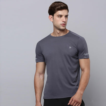 Sporto Men's Instacool Solid Jersey tee
