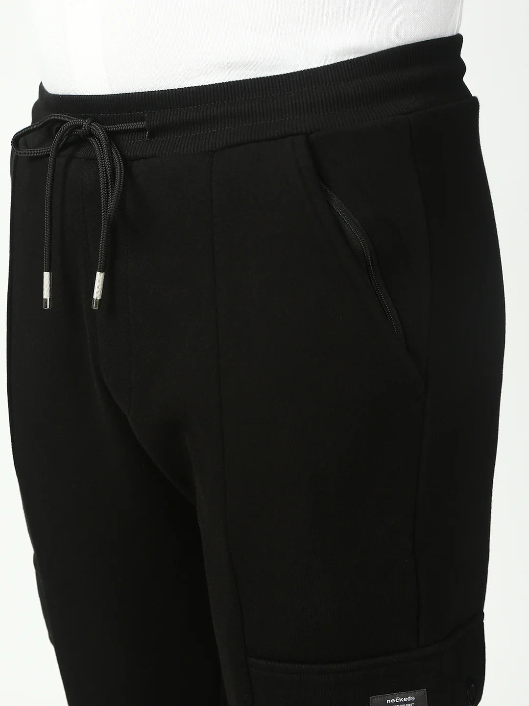 Necked  Loopknit Black Relax Lower
