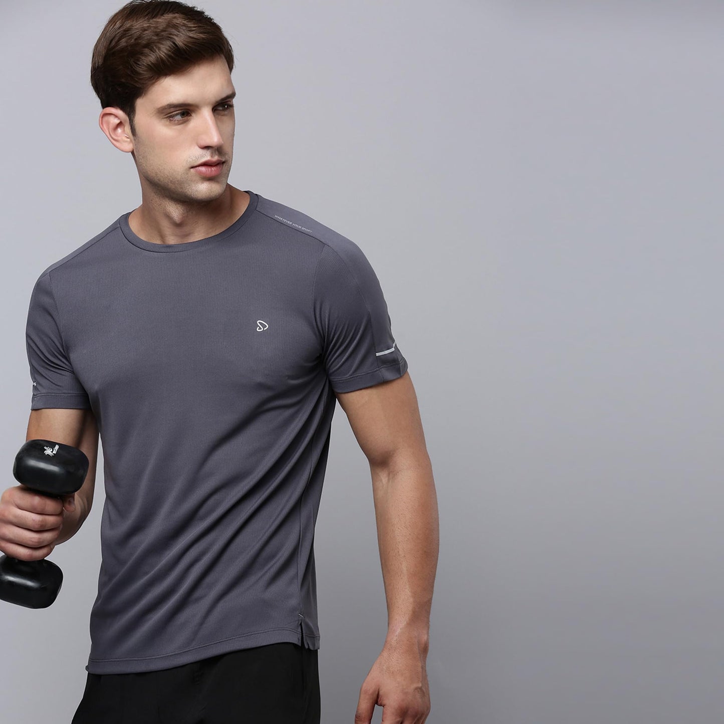 Sporto Men's Instacool Solid Jersey tee