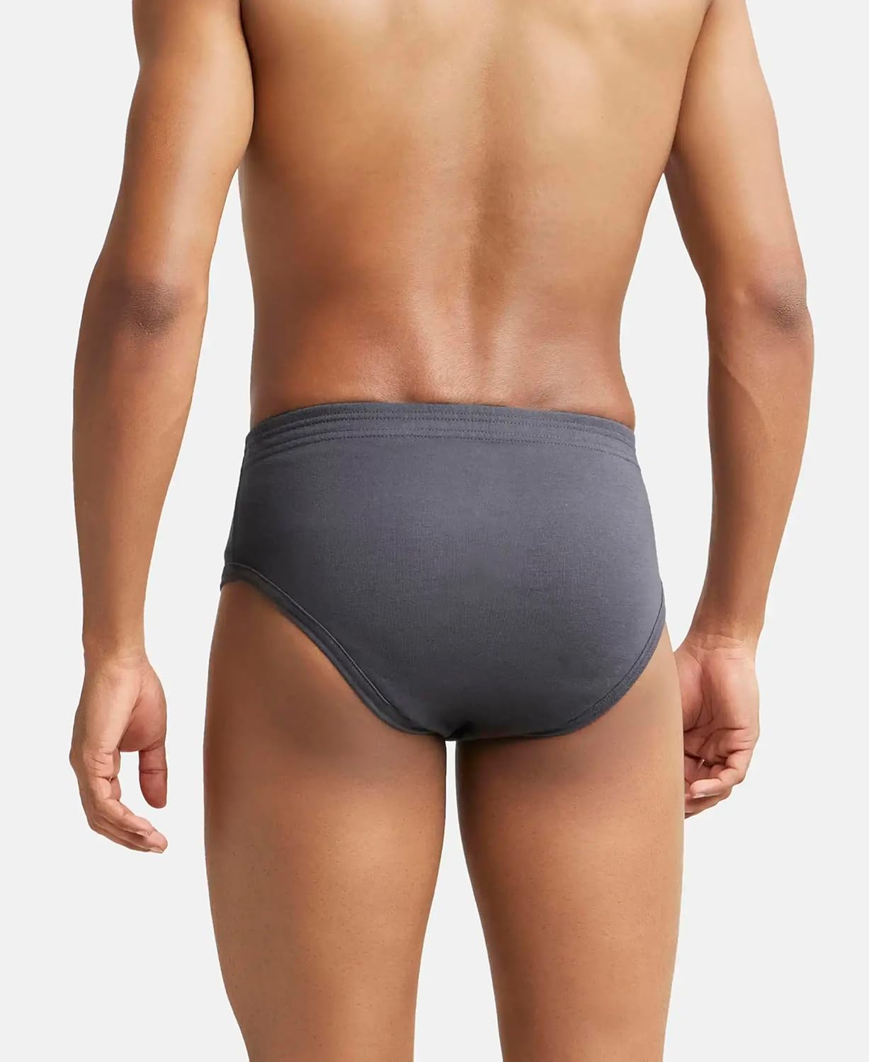 Jockey 1009 Men's Super Combed Cotton Rib Solid Brief with Stay Fresh Properties (Pack of 2)