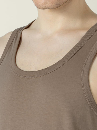 DAMENSCH Neo-Cotton Round Neck Vest for Man, Anti-Bacterial, Shape Retaining Vest, 100% Cotton Banyan for Men, Buttery Soft Inner Baniyan