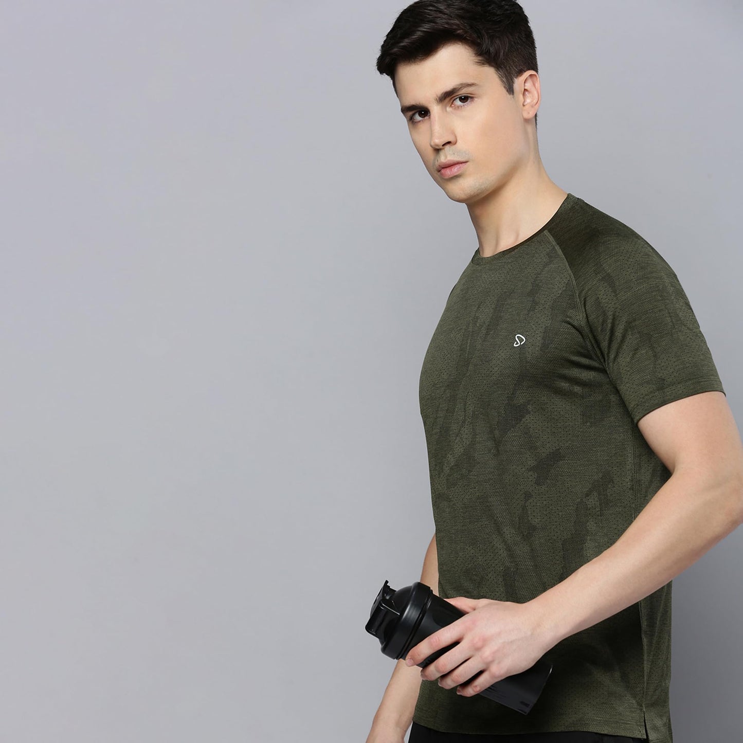 Sporto Men's Instacool Printed Jersey Tee