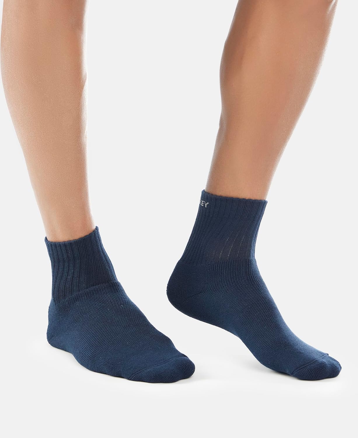 Jockey 7036 Men's Compact Cotton Terry Ankle Length Socks With Stay Fresh Treatment (Pack of 3)