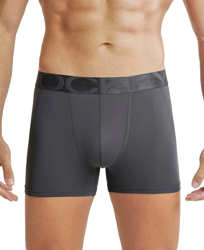 Jockey IC28 Men's Tactel Microfiber Elastane Stretch Solid Trunk with Moisture Move Treatment