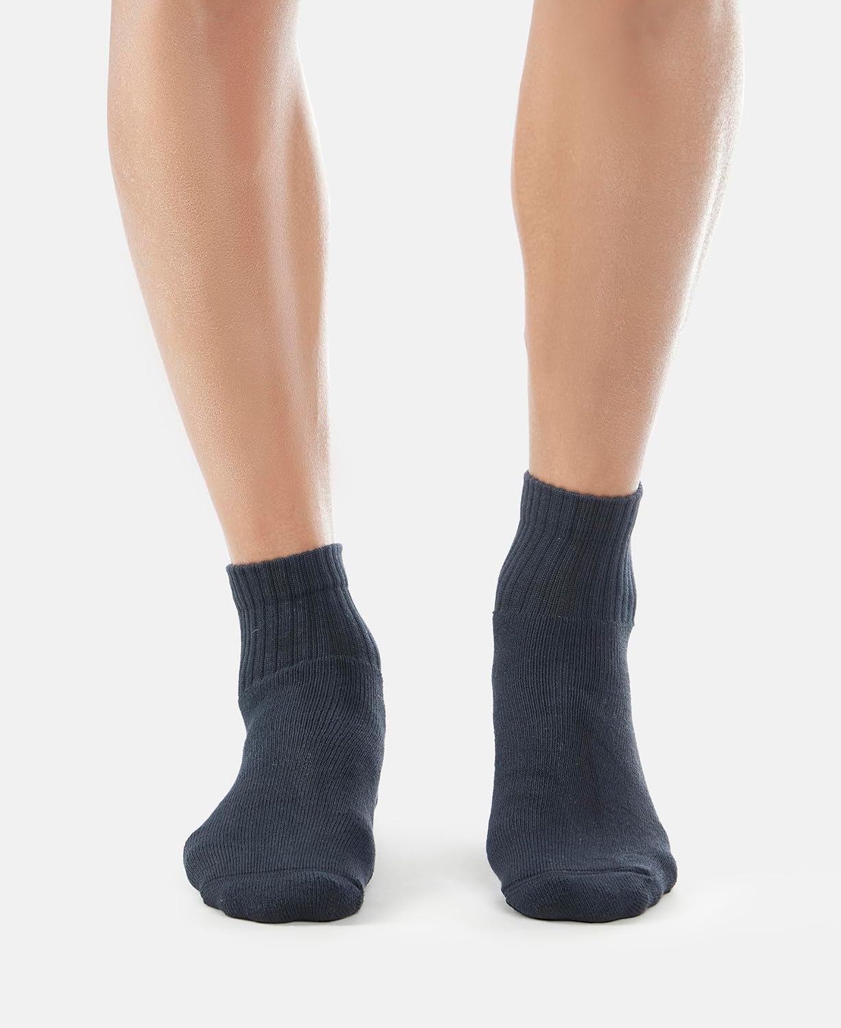 Jockey 7036 Men's Compact Cotton Terry Ankle Length Socks With Stay Fresh Treatment (Pack of 3)