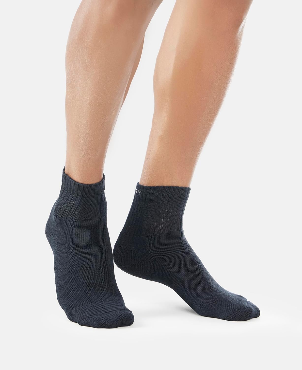 Jockey 7036 Men's Compact Cotton Terry Ankle Length Socks With Stay Fresh Treatment (Pack of 3)