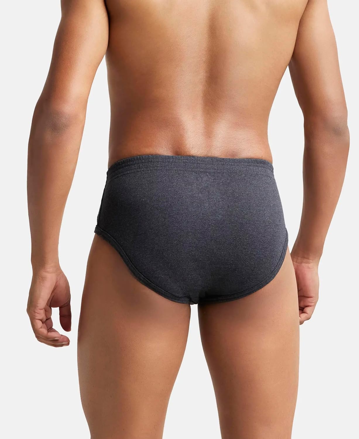 Jockey 1009 Men's Super Combed Cotton Rib Solid Brief with Stay Fresh Properties (Pack of 2)