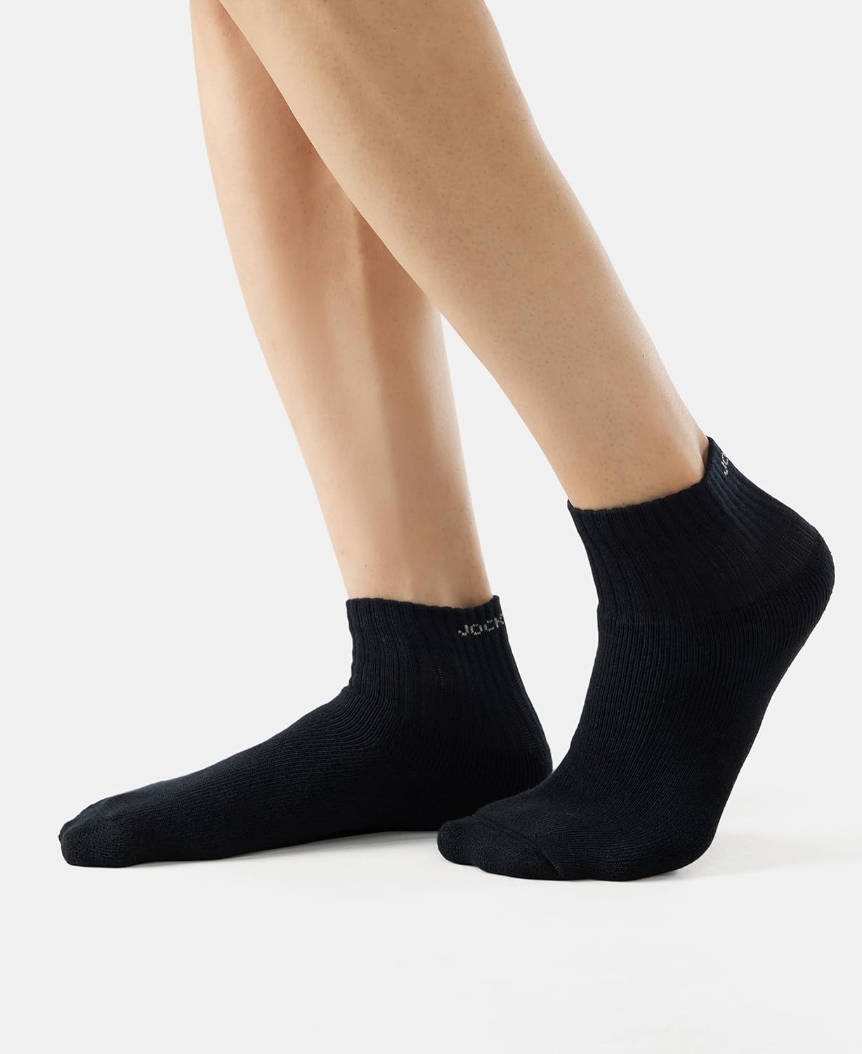 Jockey 7036 Men's Compact Cotton Terry Ankle Length Socks With Stay Fresh Treatment (Pack of 3)
