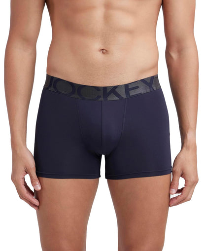Jockey IC28 Men's Tactel Microfiber Elastane Stretch Solid Trunk with Moisture Move Treatment