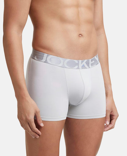 Jockey IC28 Men's Tactel Microfiber Elastane Stretch Solid Trunk with Moisture Move Treatment