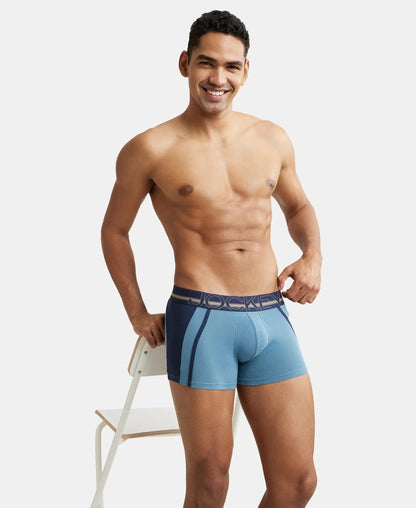 Jockey US21 Men's Super Combed Cotton Elastane Stretch Solid Trunk with Ultrasoft Waistband
