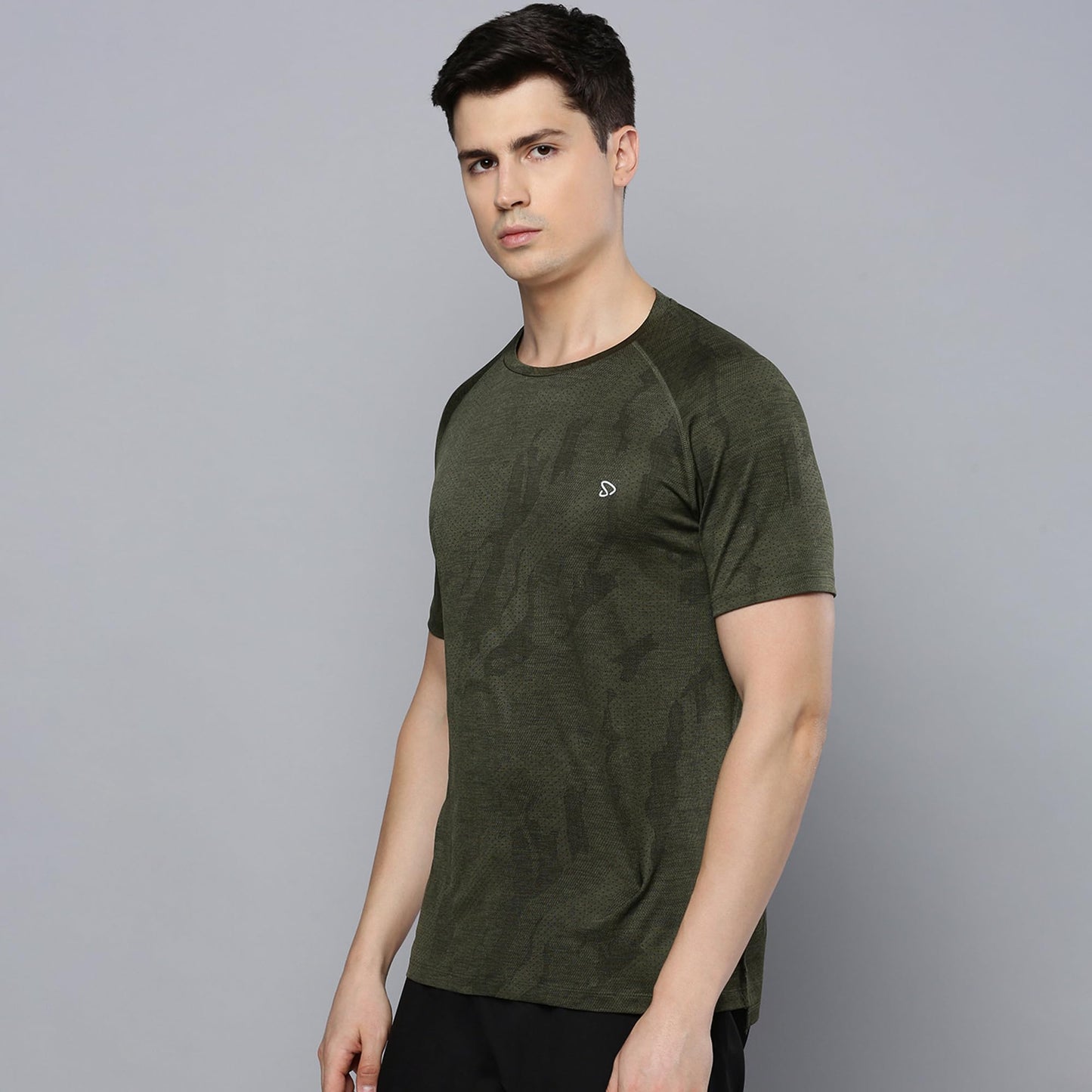 Sporto Men's Instacool Printed Jersey Tee