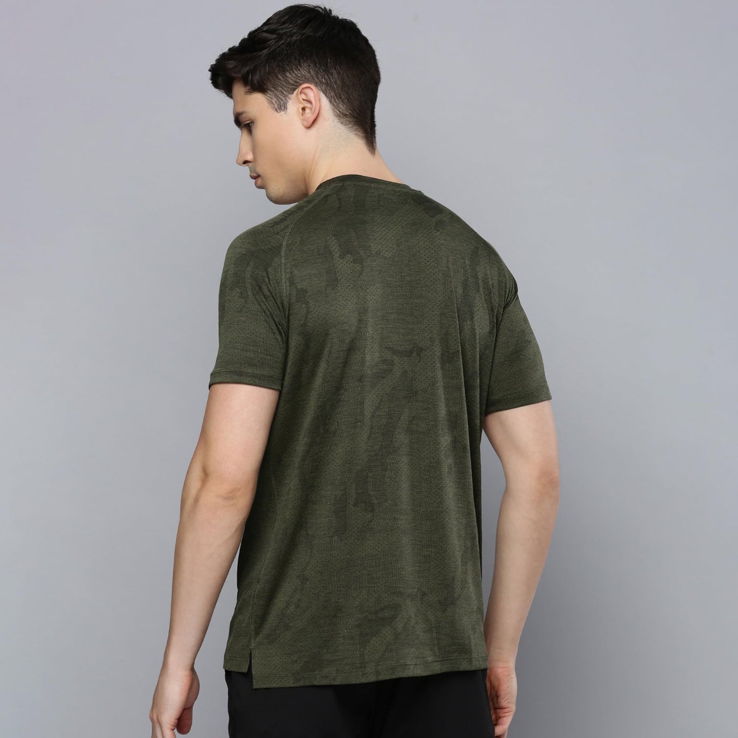 Sporto Men's Instacool Printed Jersey Tee