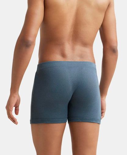 Jockey 8008 Men's Super Combed Cotton Rib Solid Boxer Brief with Ultrasoft Concealed Waistband (Pack of 3)