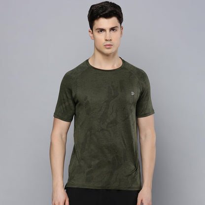 Sporto Men's Instacool Printed Jersey Tee