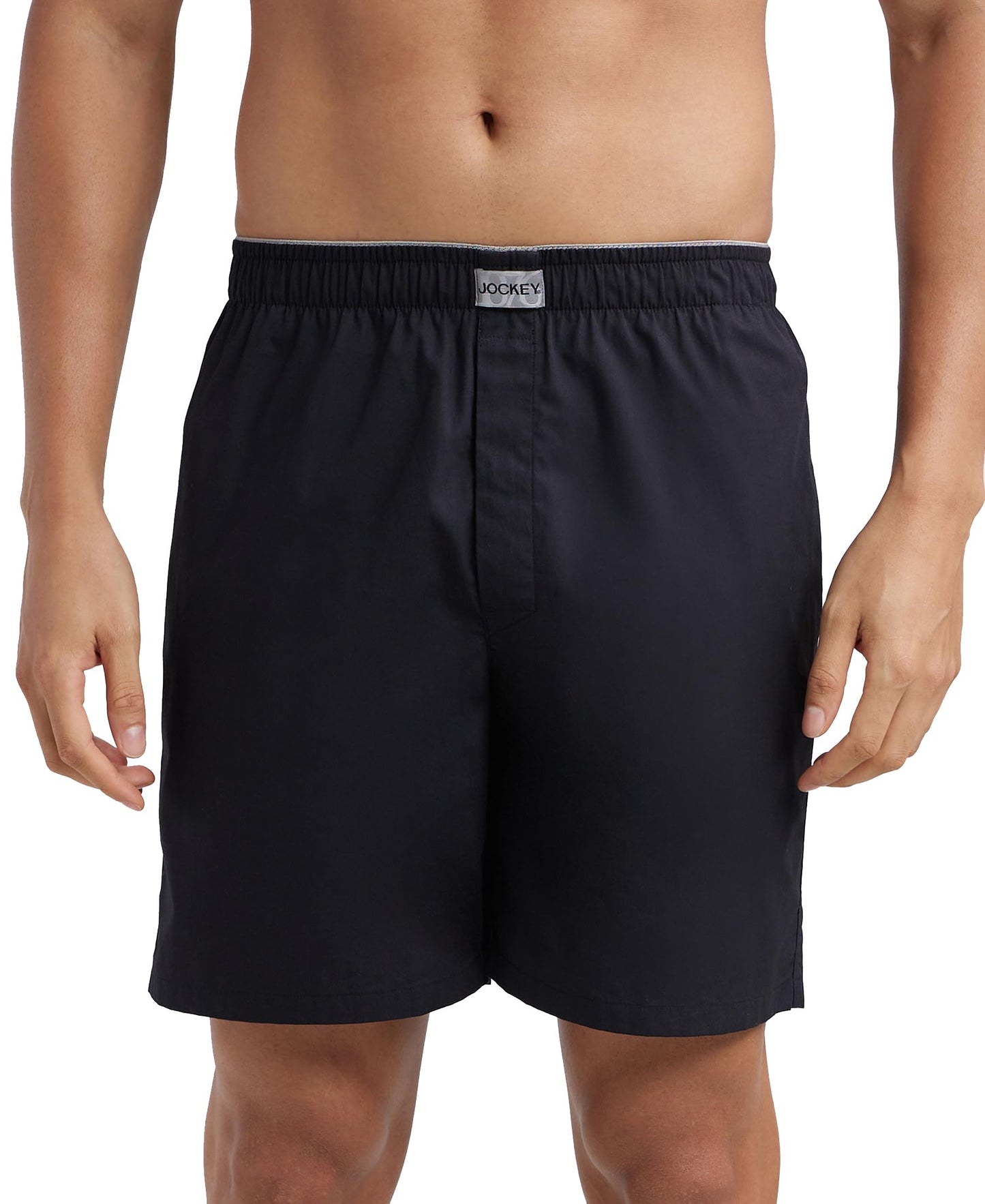 Jockey MC10 Men's Super Combed Mercerized Cotton Woven Fabric Boxer Shorts