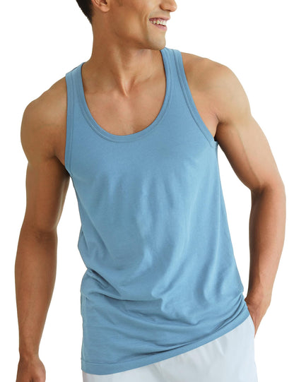 DAMENSCH Neo-Cotton Round Neck Vest for Man, Anti-Bacterial, Shape Retaining Vest, 100% Cotton Banyan for Men, Buttery Soft Inner Baniyan