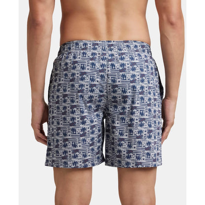Jockey US57 Men's Super Combed Mercerized Cotton Woven Printed Boxer Shorts with Side Pocket (Pack of 2_Prints May Vary)