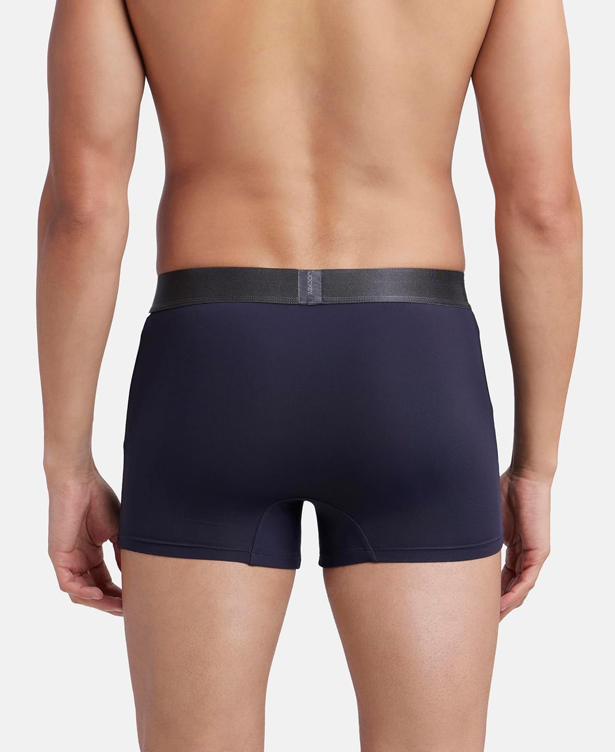 Jockey IC28 Men's Tactel Microfiber Elastane Stretch Solid Trunk with Moisture Move Treatment