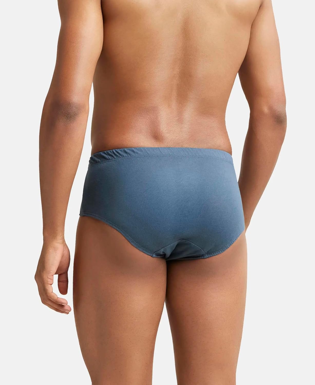 Jockey 8035 Men's Super Combed Cotton Solid Poco Brief with Ultrasoft Concealed Waistband (Pack of 2)