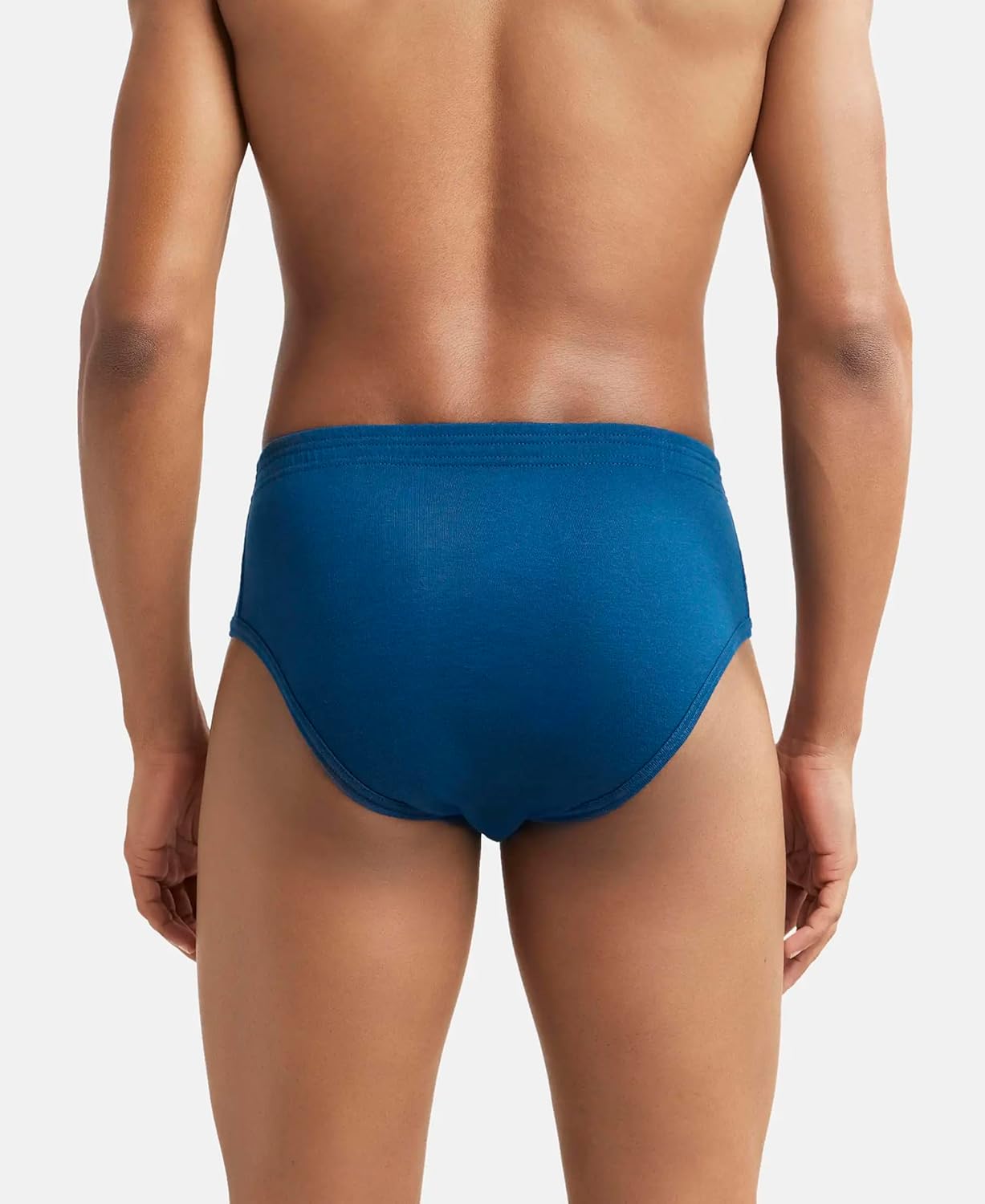 Jockey 1009 Men's Super Combed Cotton Rib Solid Brief with Stay Fresh Properties (Pack of 2)