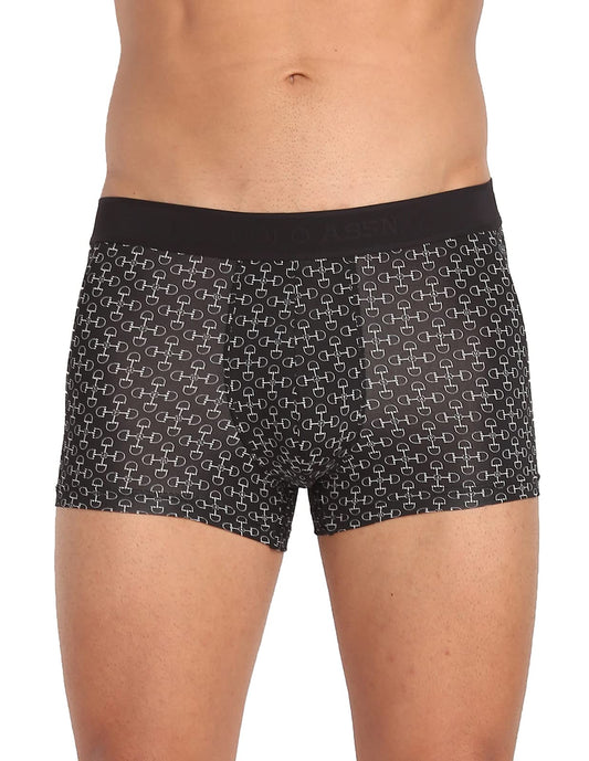 U.S. POLO ASSN. Men's Nylon Stretch Printed AT002 Active Trunks - Pack of 1