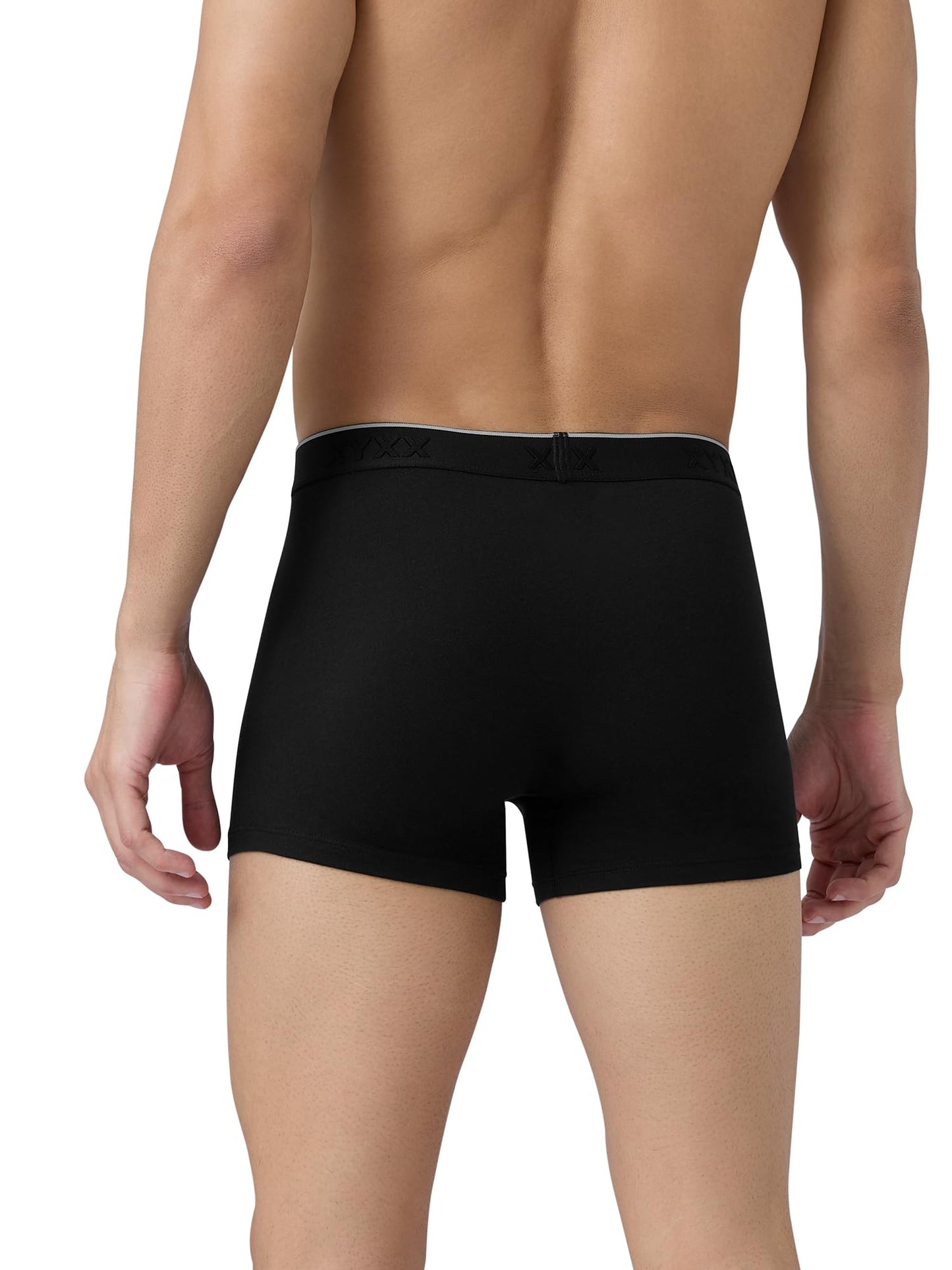 XYXX Men's Crux 100% Super Combed Cotton Regular Fit Solid Antibacterial Trunks with No Marks Waistband