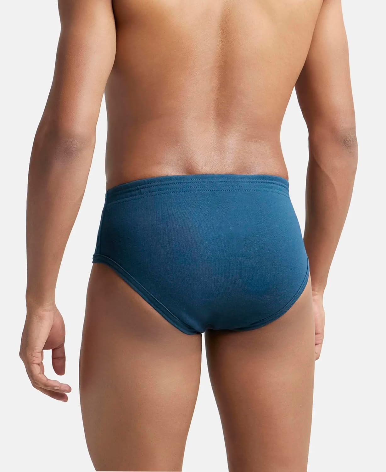 Jockey 1009 Men's Super Combed Cotton Rib Solid Brief with Stay Fresh Properties (Pack of 2)
