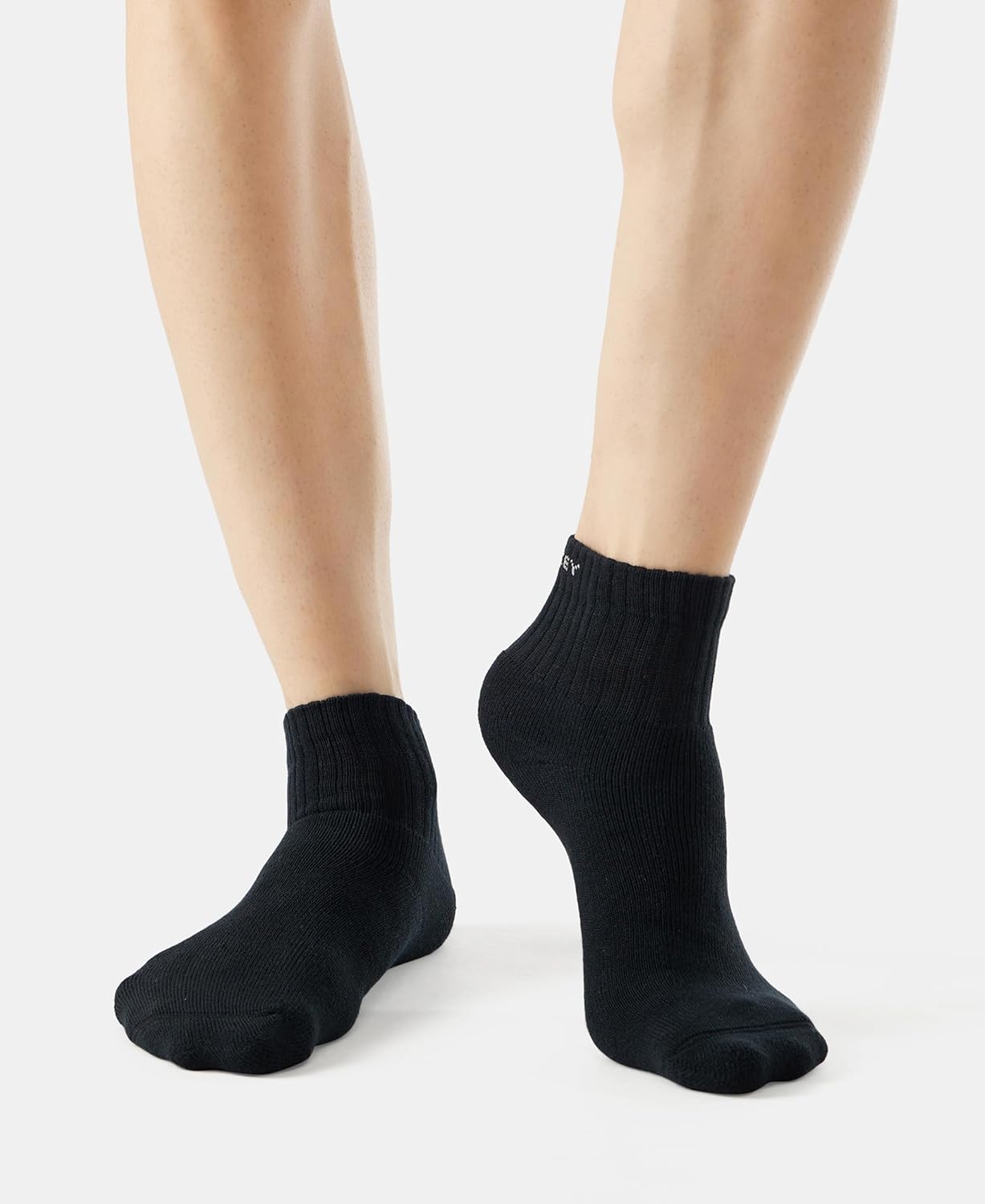 Jockey 7036 Men's Compact Cotton Terry Ankle Length Socks With Stay Fresh Treatment (Pack of 3)