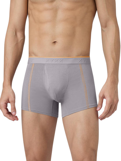 XYXX Men's Crux 100% Super Combed Cotton Regular Fit Solid Antibacterial Trunks with No Marks Waistband