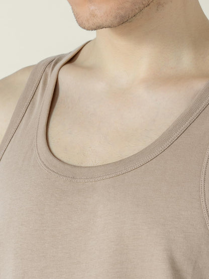 DAMENSCH Neo-Cotton Round Neck Vest for Man, Anti-Bacterial, Shape Retaining Vest, 100% Cotton Banyan for Men, Buttery Soft Inner Baniyan