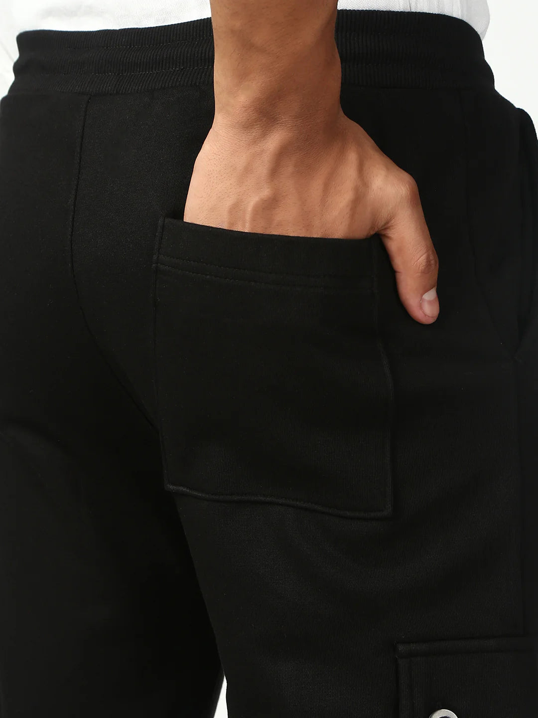 Necked  Loopknit Black Relax Lower