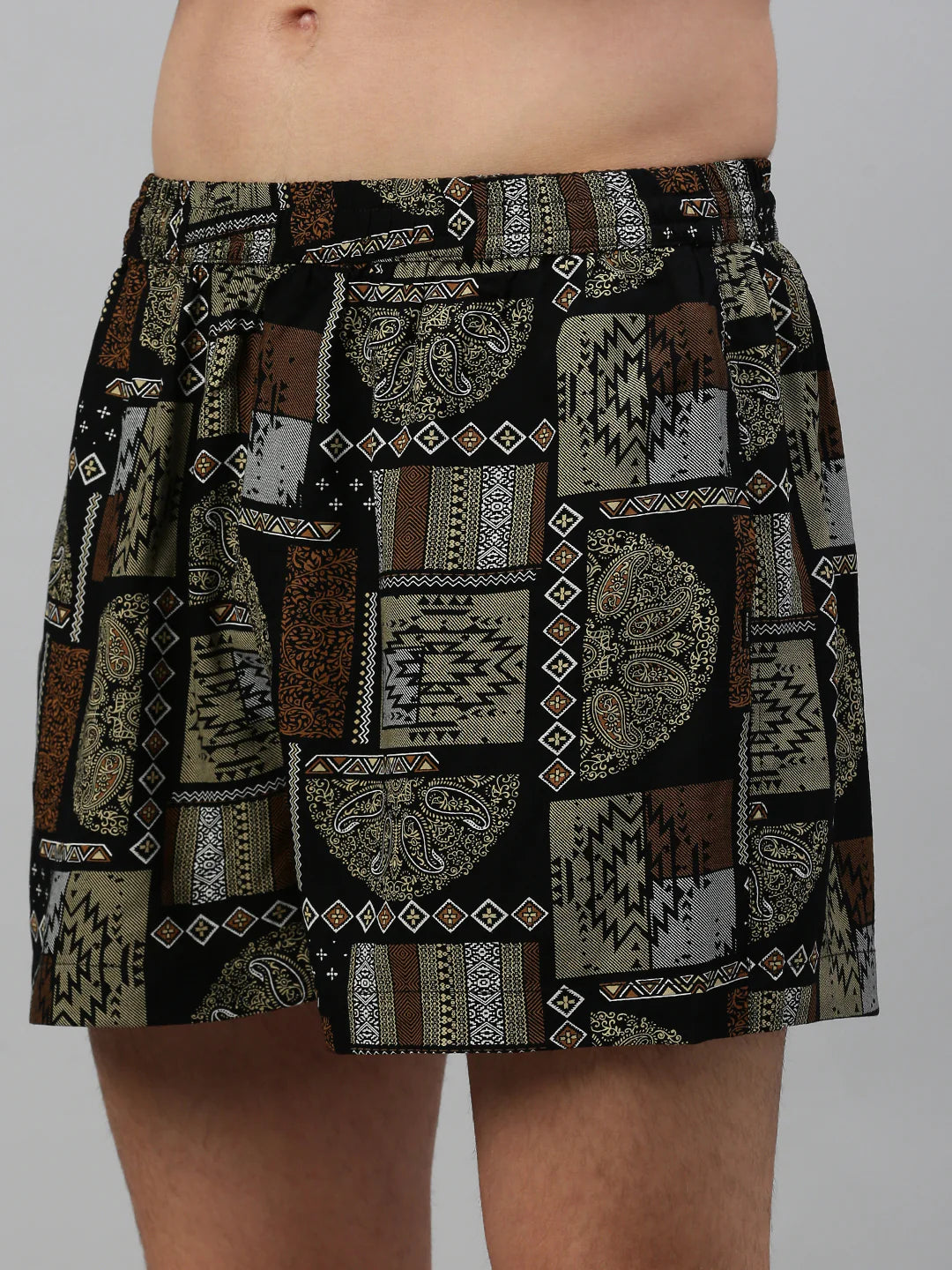 Necked Printed Regular Fit Co-Ords For Men’s