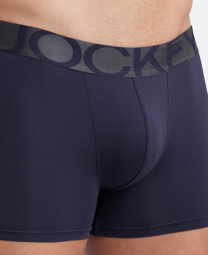 Jockey IC28 Men's Tactel Microfiber Elastane Stretch Solid Trunk with Moisture Move Treatment