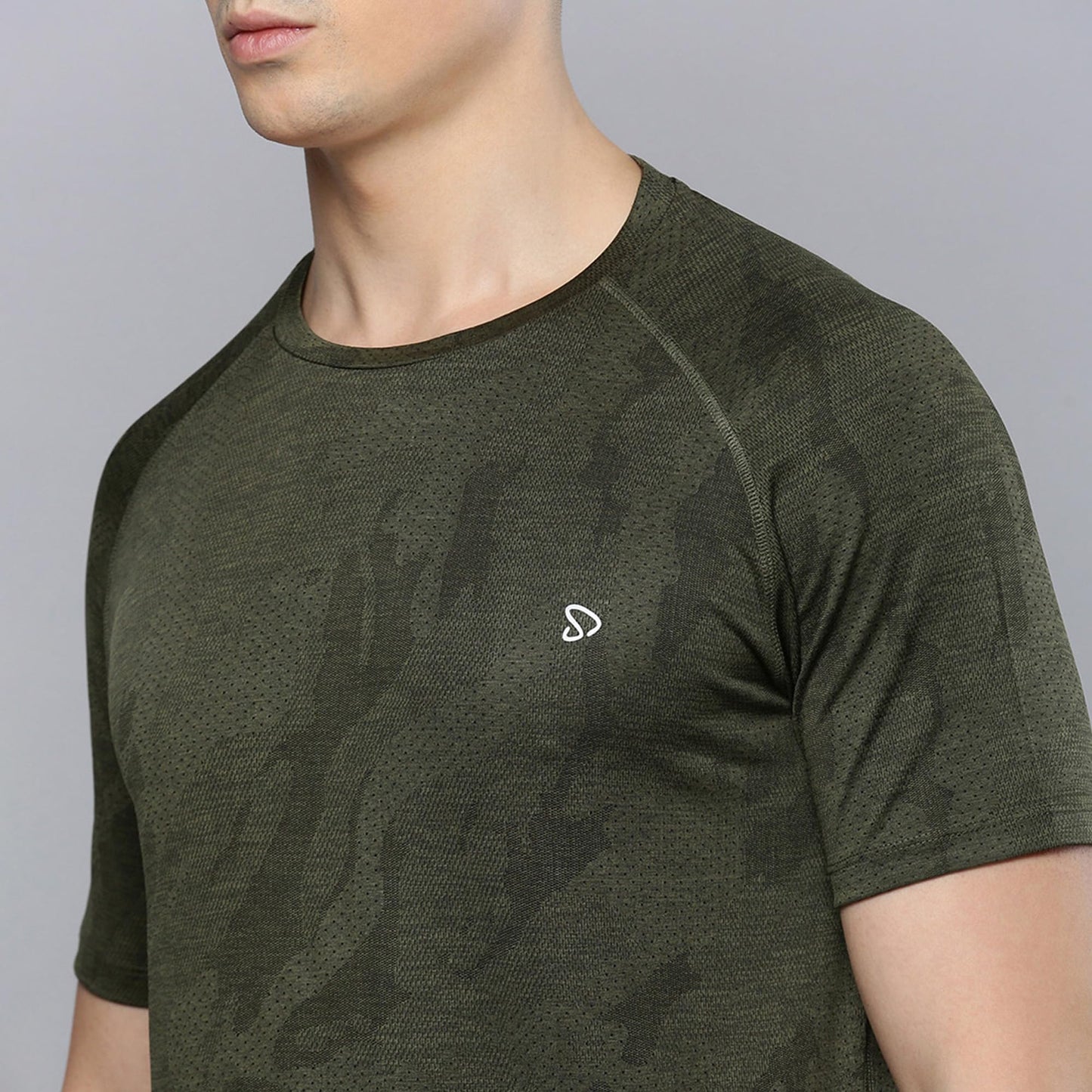 Sporto Men's Instacool Printed Jersey Tee