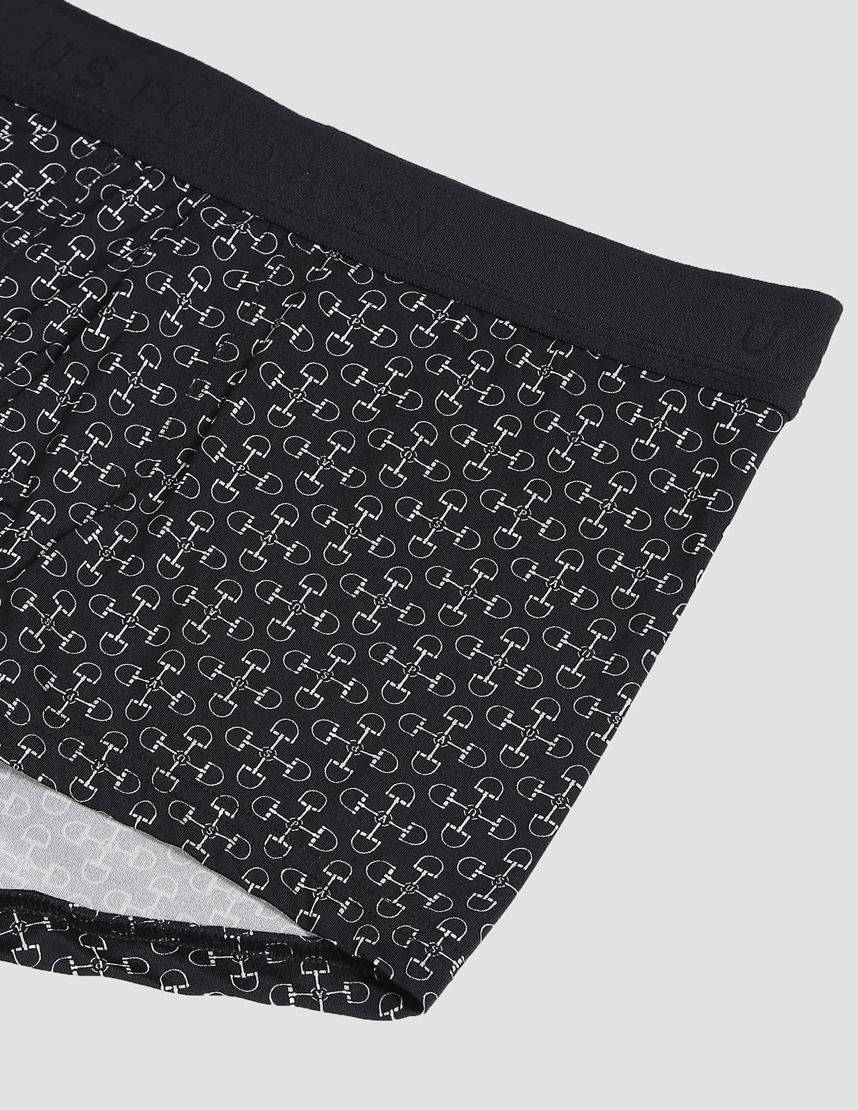 U.S. POLO ASSN. Men's Nylon Stretch Printed AT002 Active Trunks - Pack of 1