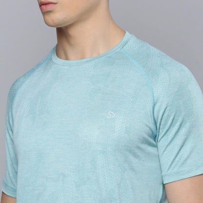 Sporto Men's Instacool Printed Jersey Tee