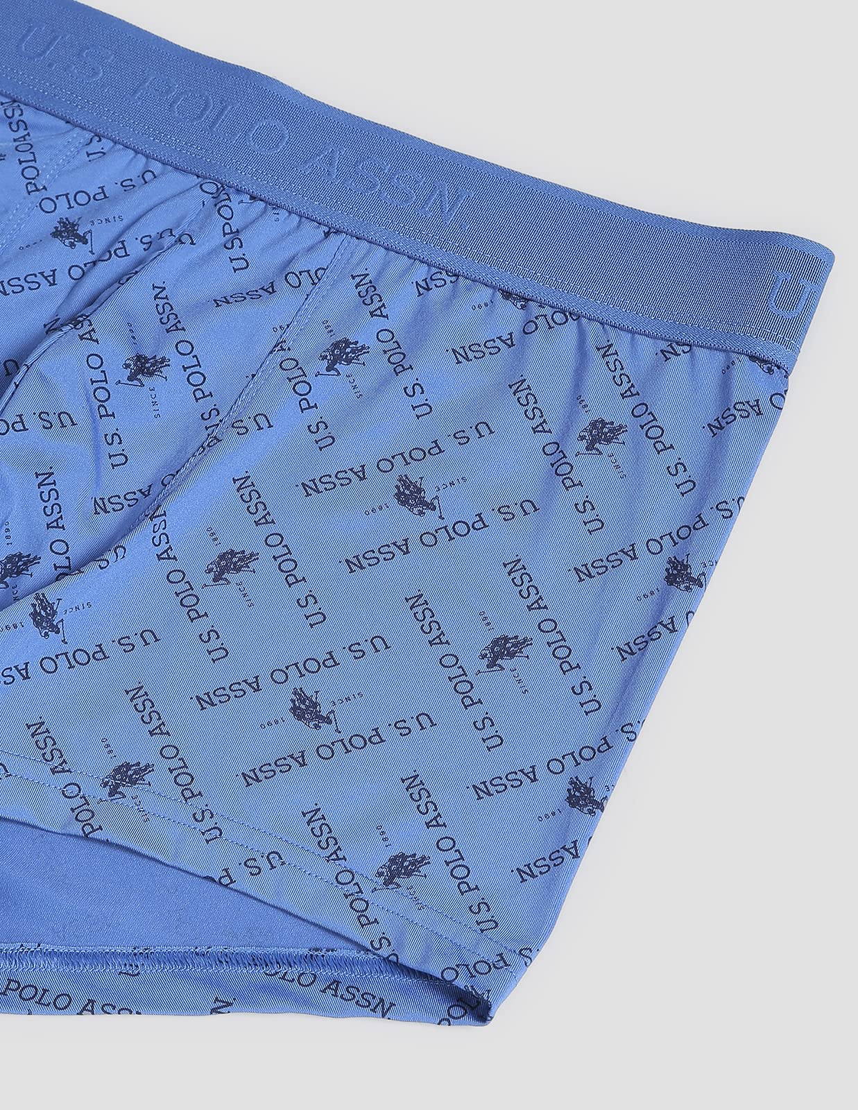 U.S. POLO ASSN. Men's Nylon Stretch Printed AT002 Active Trunks - Pack of 1