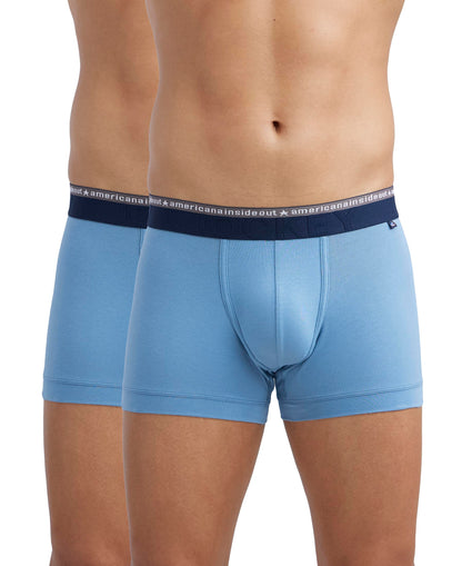 Jockey US60 Men's Super Combed Cotton Elastane Stretch Solid Trunk with Ultrasoft Waistband