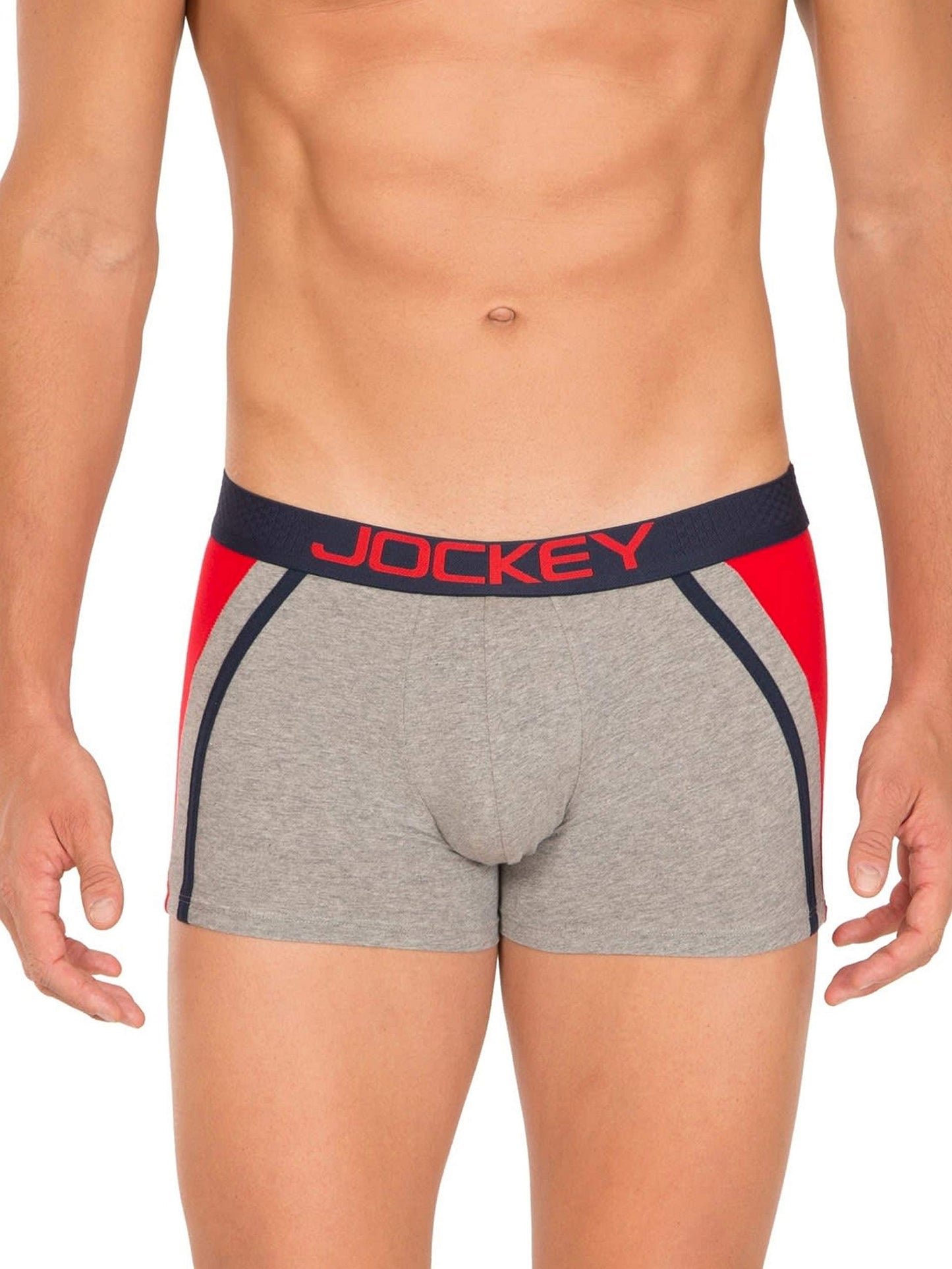 Jockey US21 Men's Super Combed Cotton Elastane Stretch Solid Trunk with Ultrasoft Waistband
