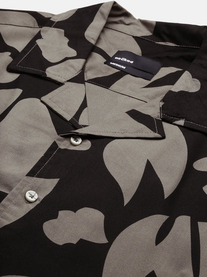 Necked  Printed Regular Fit Co-Ords For Men’s