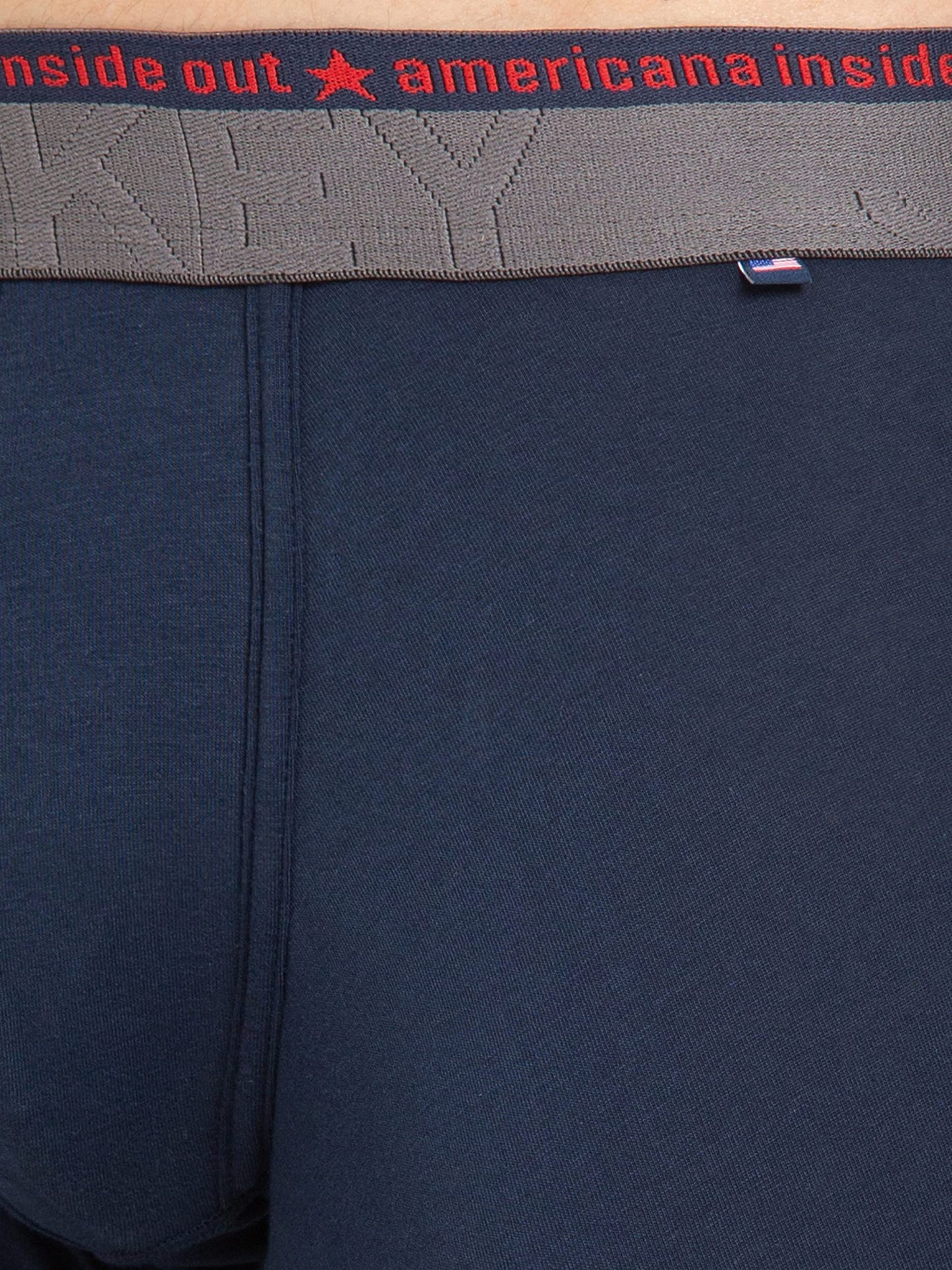 Jockey US60 Men's Super Combed Cotton Elastane Stretch Solid Trunk with Ultrasoft Waistband