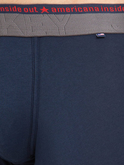 Jockey US60 Men's Super Combed Cotton Elastane Stretch Solid Trunk with Ultrasoft Waistband