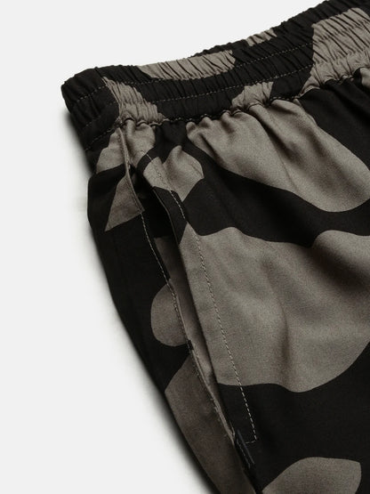 Necked  Printed Regular Fit Co-Ords For Men’s