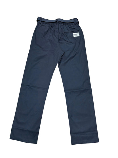 Men’s Loose Fit Track Pants with Dual Belt – Available in Olive, Beige & Navy