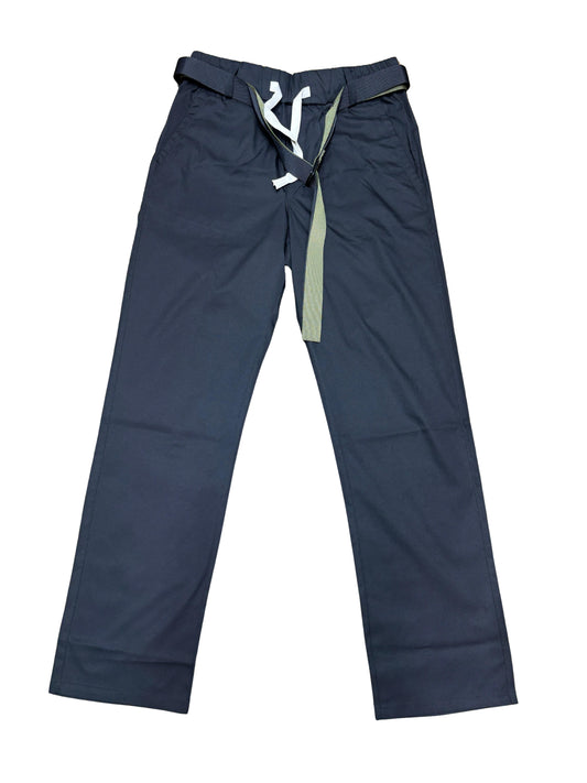 Men’s Loose Fit Track Pants with Dual Belt – Available in Olive, Beige & Navy