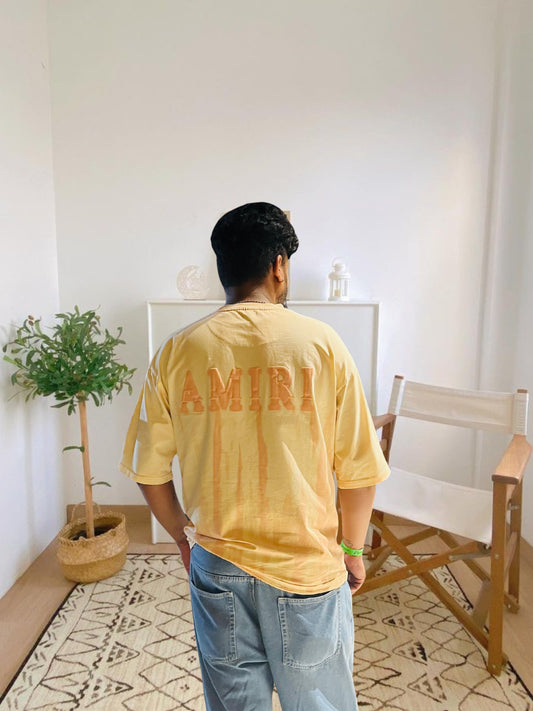 Exclusive AMIRI Tie-Dye T-Shirts – Premium Cotton Tees with Bold Logo Print in Pastel Shades