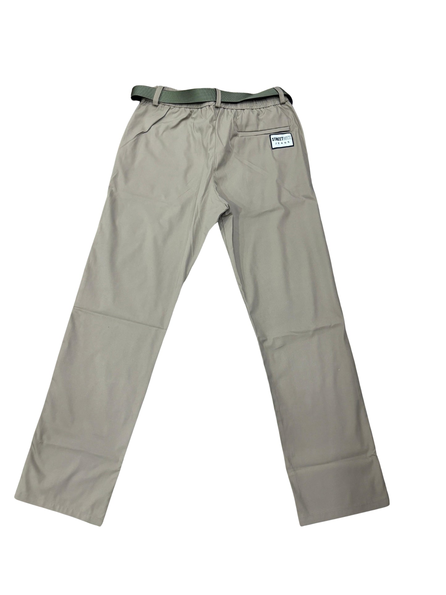 Men’s Loose Fit Track Pants with Dual Belt – Available in Olive, Beige & Navy